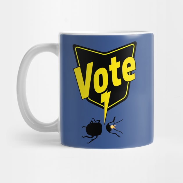 Know Your Parasites Vote Bug Spray by OrangeMonkeyArt